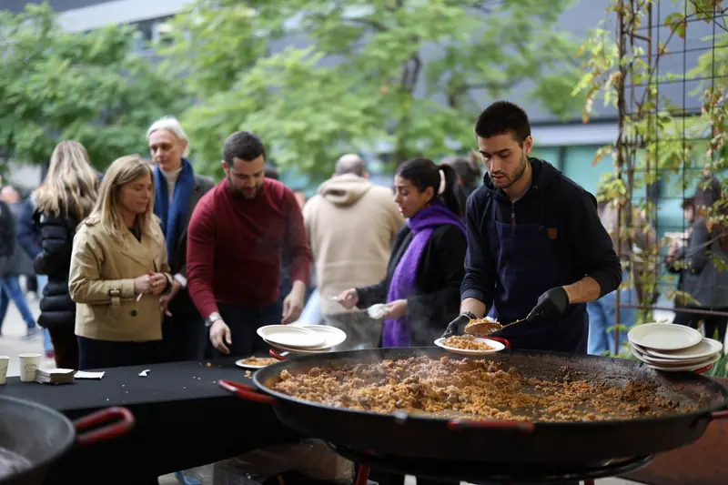 Show cooking en un campus d'oficines de Barcelona